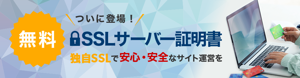 独自SSL・SSLサーバー証明書 導入料金比較 | お名前.comレンタルサーバー